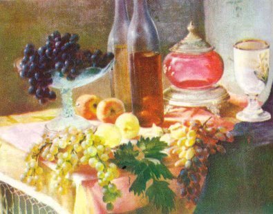 Rrush dhe pjeshkė, natyrė e qetė nė vaj