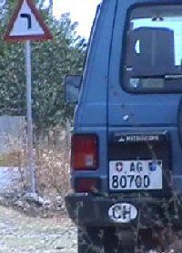 Targa e makinės sė paregjistruar tė kryetarit tė komunės Gruemirė