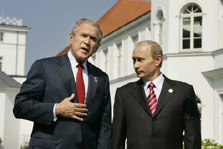 Presidentt Bush dhe Putin