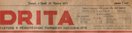 Gazeta Drita 1937
