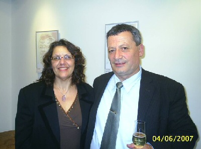 Engjll Koliqi me poeten e madhe Beth Fleury