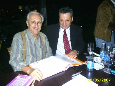 Engjll Koliqi n Belo Horizonte me shkrimtarin Olavo Romano