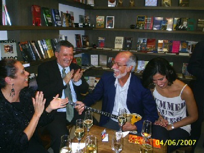 Engjll Koliqi me profesoreshn e nderuar Dr. Vera Lucia Ales Neves dhe Mrcio Velloso