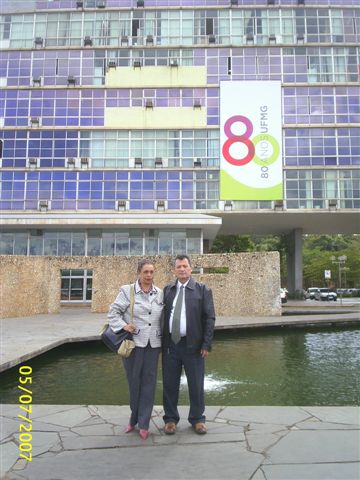 Engjll Koliqi me prof. Vera Lucia