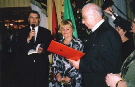 Dekorimi nga Presidenti Moisiu me Mirėnjohje Presidenciale