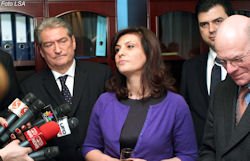 Berisha, Topalli dhe Basha, shkurt 2010