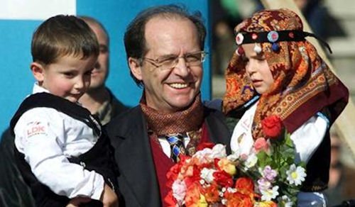 Ibrahim Rugova dhe femijet