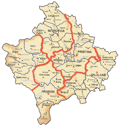 Harta e Kosovs