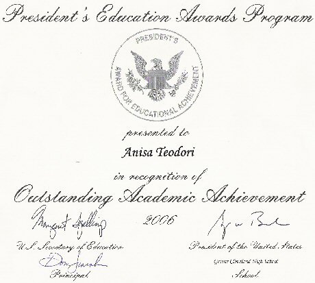 Academic Achivements