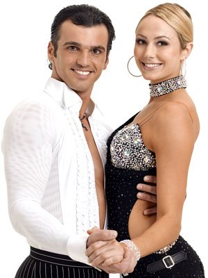 Dritan (Tony) Dovolani me Stacy Keibler