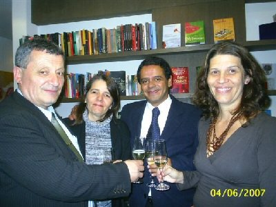 Koliqi me Sergio Fantini dhe Maria Angelica Alves