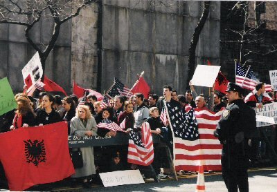 Protesta p�r �am�rin� n� New York
