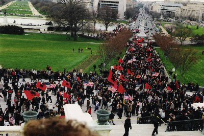 Protesta p�r �am�rin� n� Washington